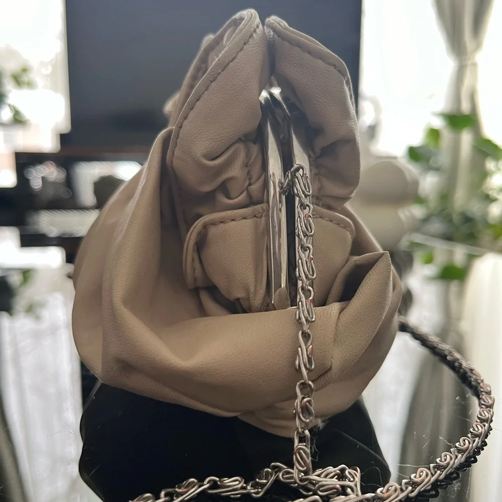 Call It Spring Tan Ruffle Shoulder Bag - Picture 8 of 9